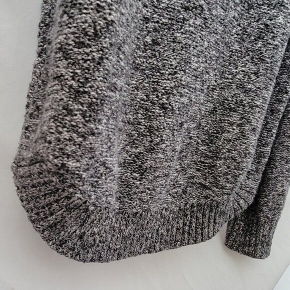 Perfectly Soft Perf. You SO Heritage Sweater Large Marled cable knit gray EUC - Picture 5 of 10